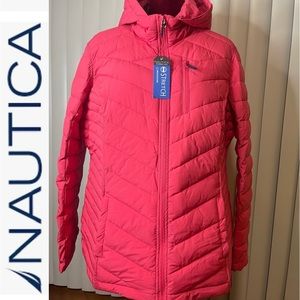 Nautica Pink Puffer Jacket